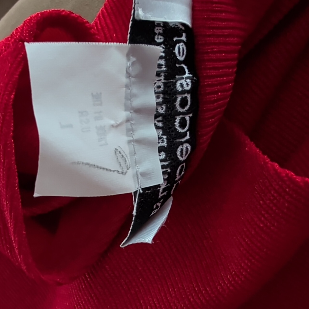 Vtg. Haberdashery by Leslie Fay Sportswear Mock Two-Piece Cardigan LP Red - Picture 15 of 15